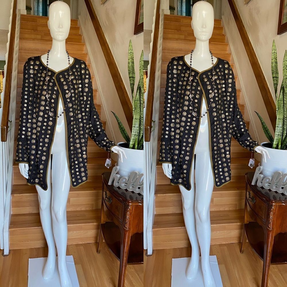 FREE PEOPLE Crossed Coin Jacket - Picture 5 of 11